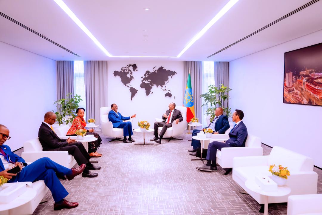 Phanice of Africa in bilateral meeting with Ethiopian leadership